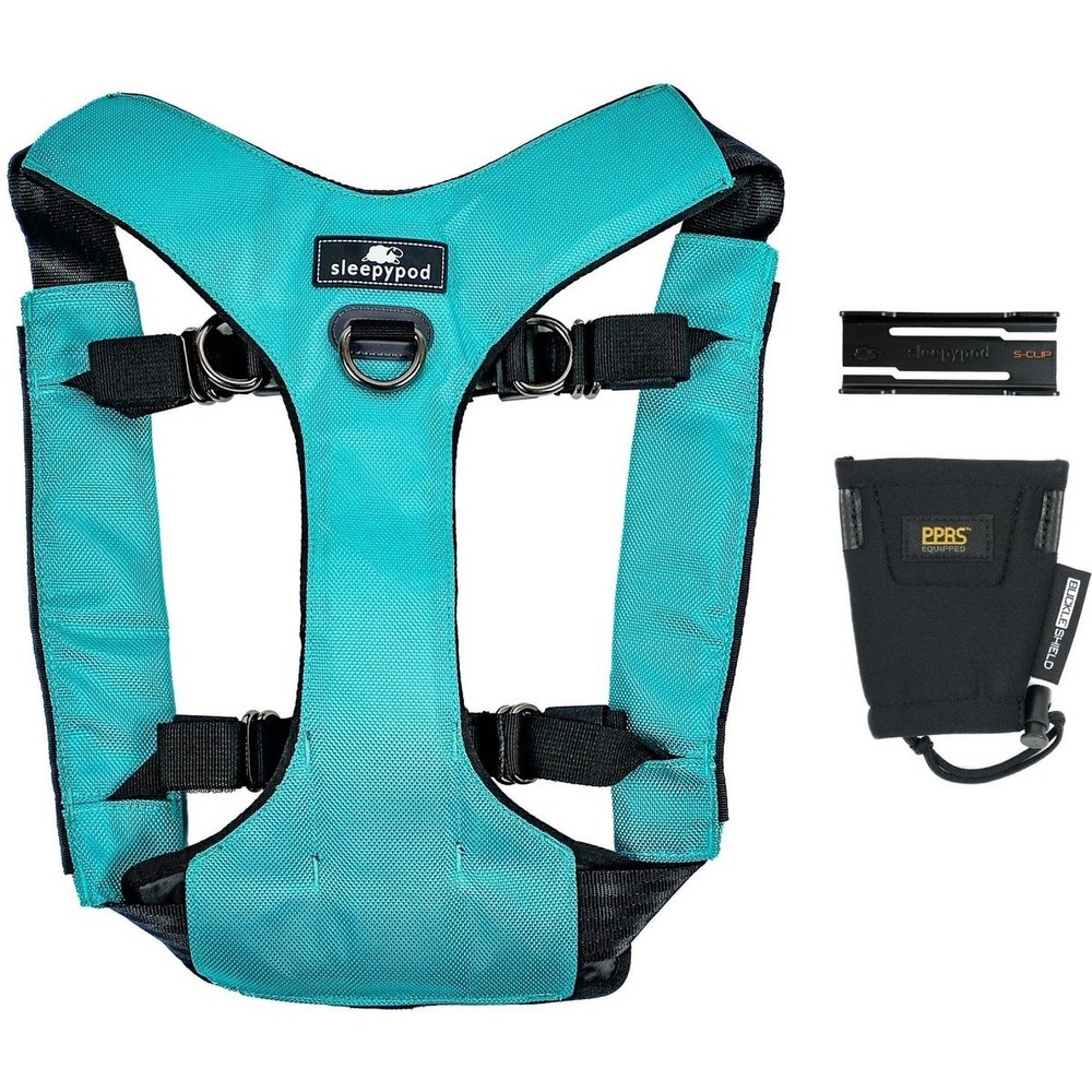 Sleepypod Clickit Terrain Dog Safety Harness Small Robin Egg Blue Crash Tested